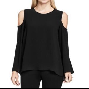 Vince Camuto Cold Shoulder Bell Sleeve Blouse
